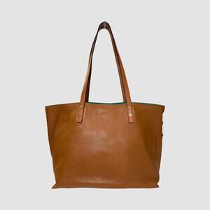 Chloé Dylan Tan Leather Tote Bag – Shoulder Tote with Side Zip Pocket